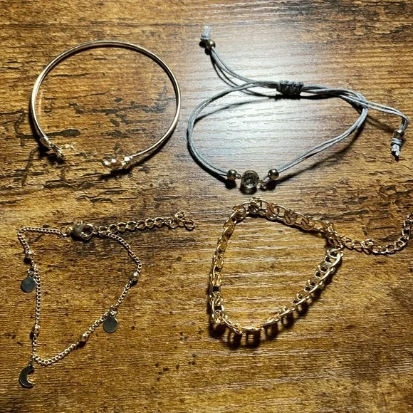 6 pack of gold bracelets - Picture 12 of 13